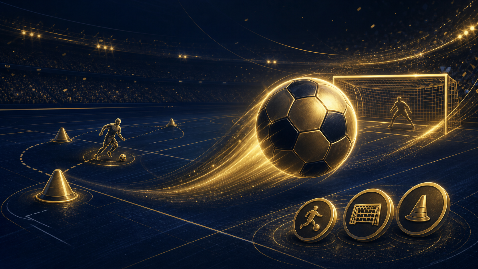 Football X Demo kostenlos starten - Bildschirm mit virtuellem Guthaben